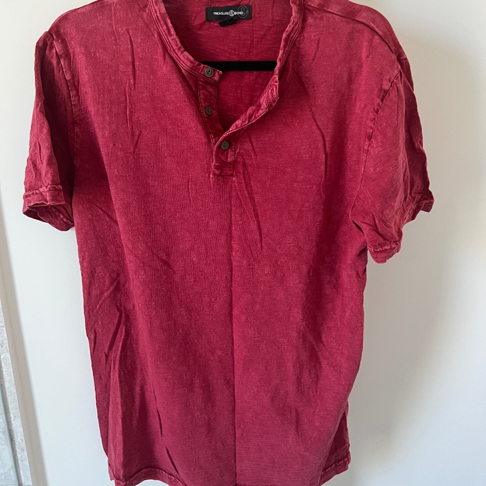 Men's Treasure & Bond Red T-Shirt